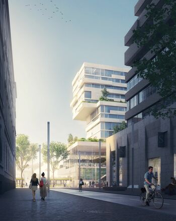 Ontwikkeling: ABC Planontwikkeling. Ontwerp: VenhoevenCS architecture+urbanism. Beeld: A2 Studio