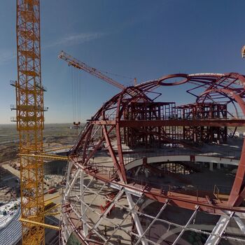 Structural Steel Contractor, Metal Yapi Eng & Const; Photography by Fatih Kucukcolak