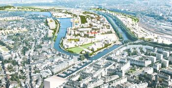 MVRDV maakt  plan voor herinrichting 600 ha industriegebeid in Caen