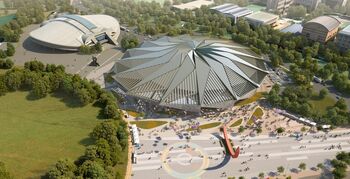 Olympisch stadion in Korea krijgt tornadovormig dak na renovatie