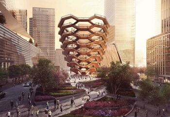 15 verdiepingen hoog trappenhuis als kunstwerk voor New York