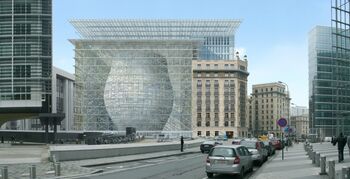 EUROPA: iconisch gebouw van Philippe Samyn