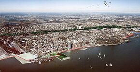 Plan OMA/Royal HaskoningDHV voor Sandy-getroffen steden