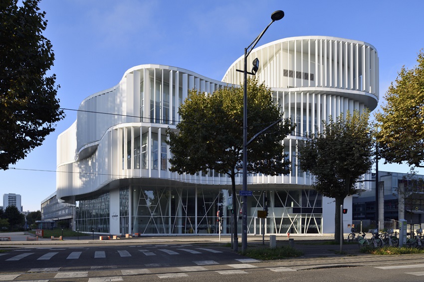 'Le Studium', het nieuwe gebouw van de Universiteit van Strassbourg. © Jean-Pierre Lott Architecte