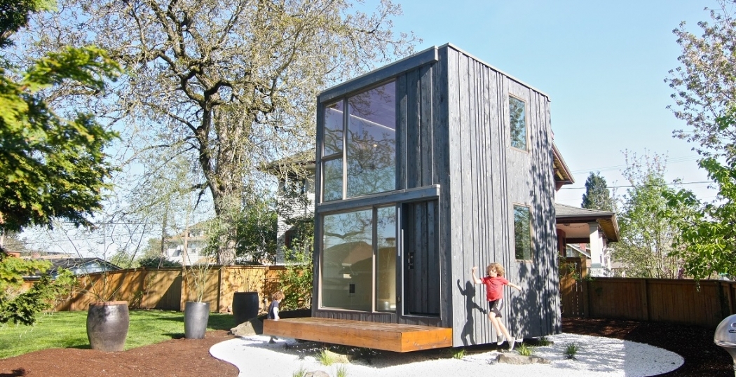 Tiny house in Portland draait mee met de zon