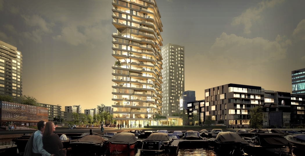 Amsterdam krijgt hoogste houten gebouw met HAUT