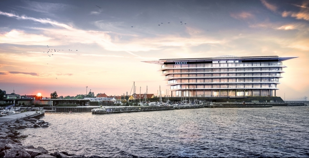 Kantoorgebouw door Foster + Partners op unieke waterrijke locatie