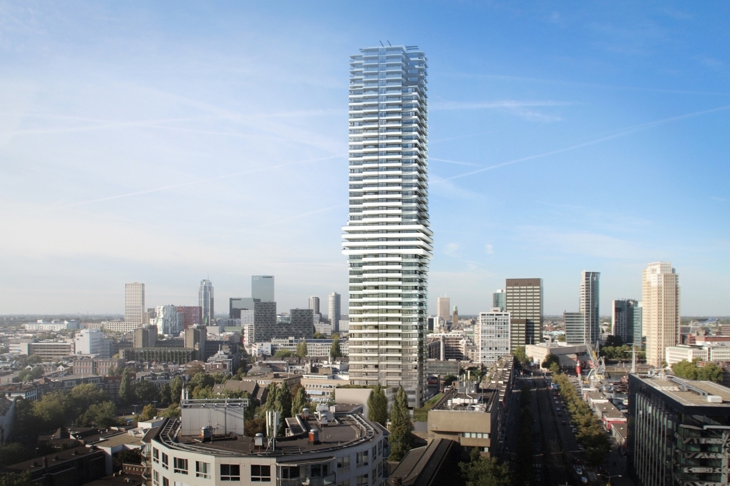 Cooltoren met 150 meter hoogste in Rotterdamse wijk Cool