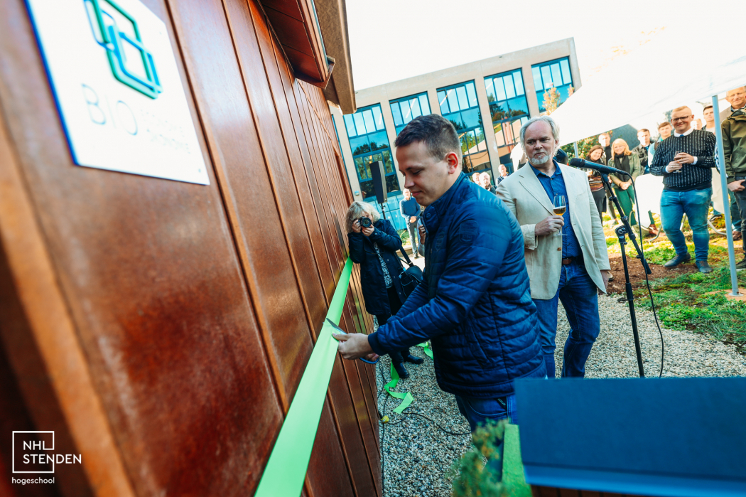 Eerste biocomposiet tiny house staat in Emmen