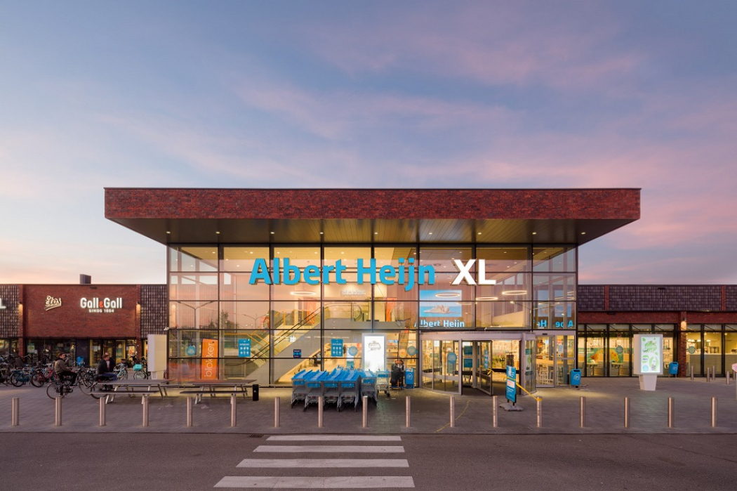 Circulaire gevelvernieuwing en renovatie Albert Heijn Nijmegen