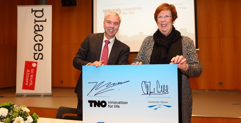 Samenwerking TNO en Almere in duurzaamheid, gezondheid en big data