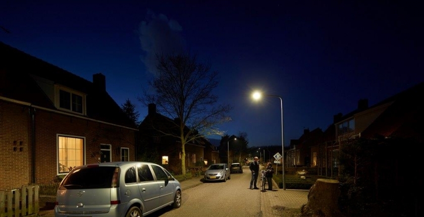 50% energiebesparing in openbare verlichting Goeree-Overflakkee