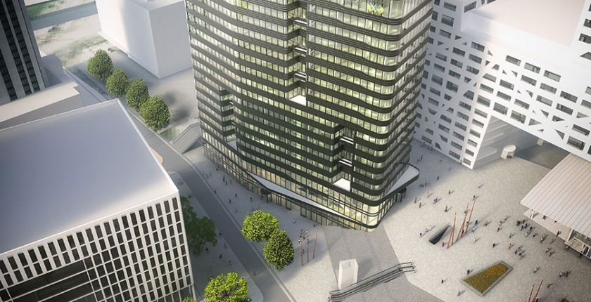 Ontwerp WTC-toren in Utrecht aangepast