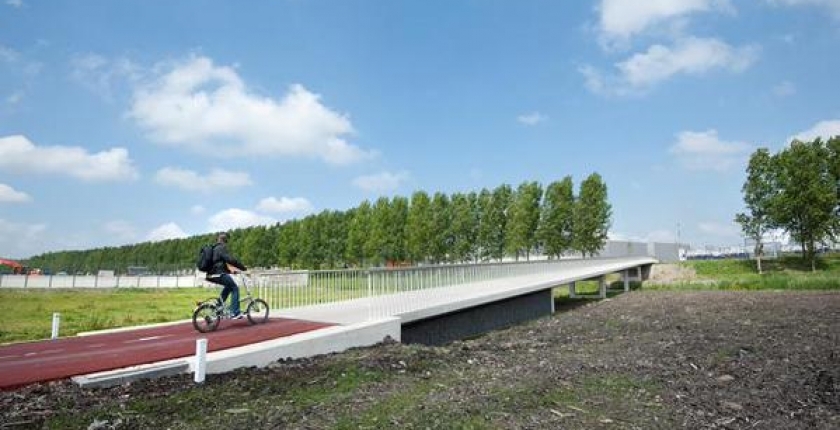 Nieuwe fietsverbinding  tussen Schiedam en Rotterdam