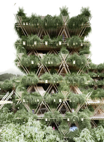 In de toekomst moet het project uitbreiden tot wooncomplex. Copyright: Xia Zhi