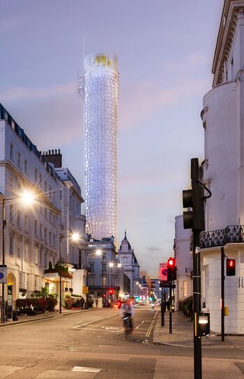 De wolkenkrabber in Paddington moet de wijk weer leefbaar maken. Foto door Renzo Piano Building Workshop