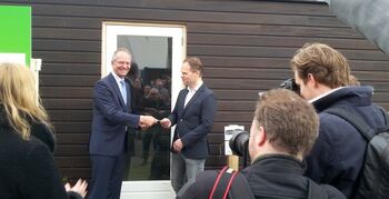 Biobased huis geopend op Innovation Expo