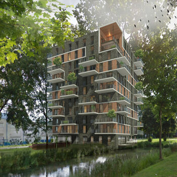 Blauwhoed ontwikkelt 58 gasloze appartementen in, Nieuwegein