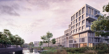 Dit woongebouw in Delft bestaat uit 95 woningen