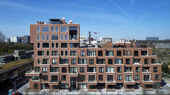 Hagemeistersortering 'Gent' in woongebouw NEXT architects