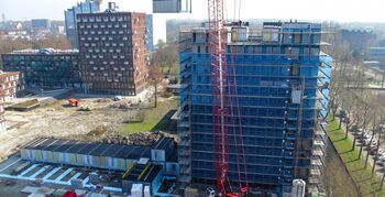 Ursem en Heddes bouwen het hoogste  modulaire gebouw van Nederland