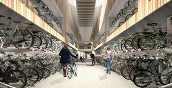 BAM bouwt in Utrecht  's werelds grootste fietsenstalling