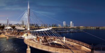 Octatube werkt aan spectaculaire voetgangersbrug in Qatar