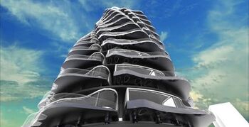 3D-geprinte appartementen in roterende torens