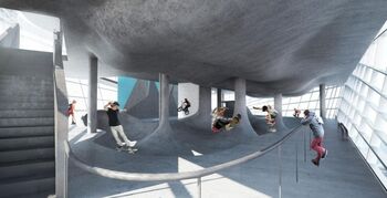 Multi-story skatepark in Folkestone