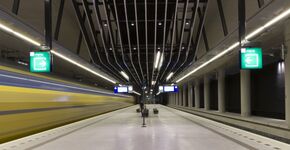 Akoestisch plafond voor ondergronds station Delft