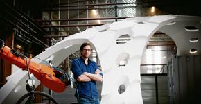Architect bouwt met behulp van robots