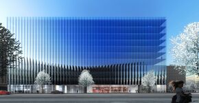 REX ontwerpt ultra transparant kantoorgebouw