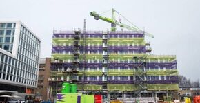 Woonproject Square in Amsterdam bereikt hoogste punt