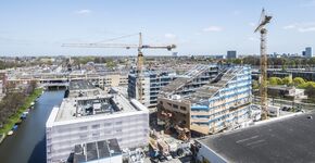 Hoogste punt nieuwbouwproject ‘de Trip’ in Utrecht