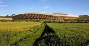 Zaha Hadid Architects ontwerpt eerste houten stadion ter wereld
