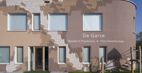 MSG De Garve  bekleed met  vlakvullende  vijfhoeken