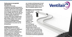 Ventilair, partner in ventilatie voor BENG/NOM-projecten