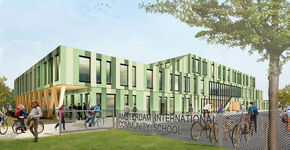 Modulair schoolgebouw voor expatkinderen in Amsterdam