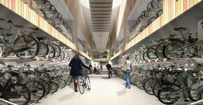 BAM bouwt in Utrecht  's werelds grootste fietsenstalling