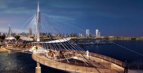 Octatube werkt aan spectaculaire voetgangersbrug in Qatar