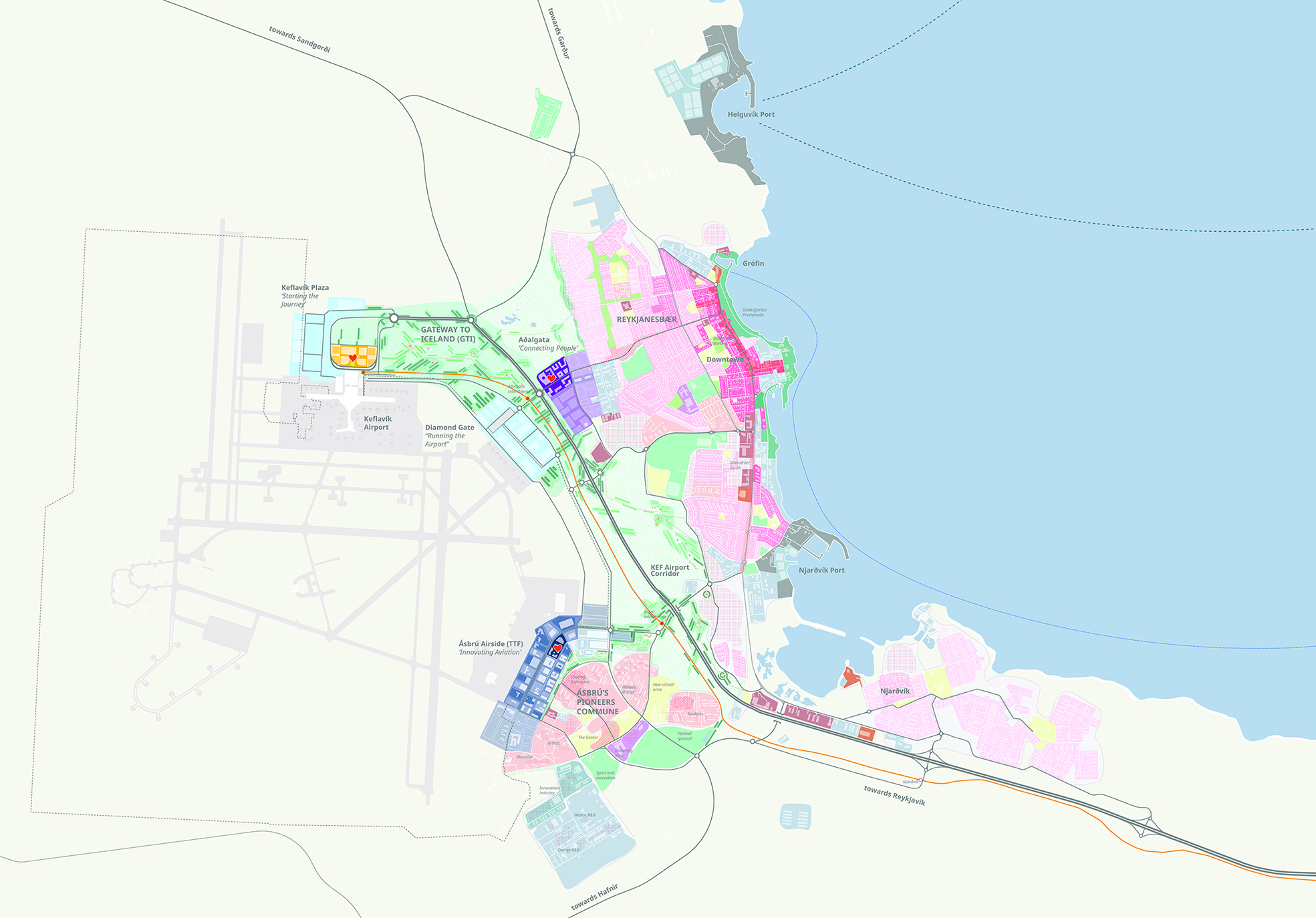 Keflavik Airport Area plan