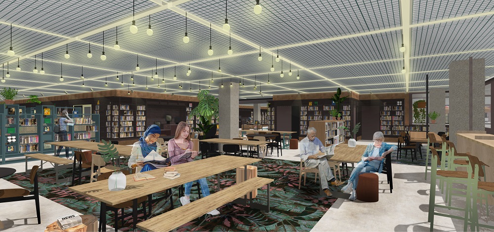 Bibliotheek Keulen impressie