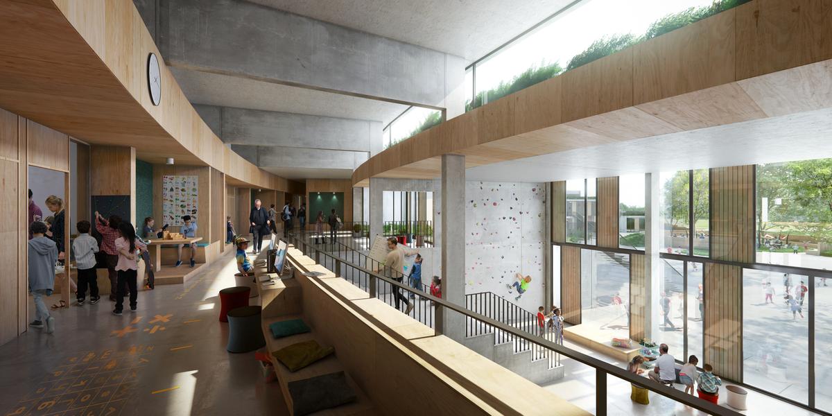 Interieur New School Sundby