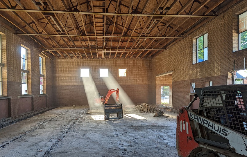 Er is ruimte voor 44 appartementen in het oude schoolgebouw. Foto: Space Matter