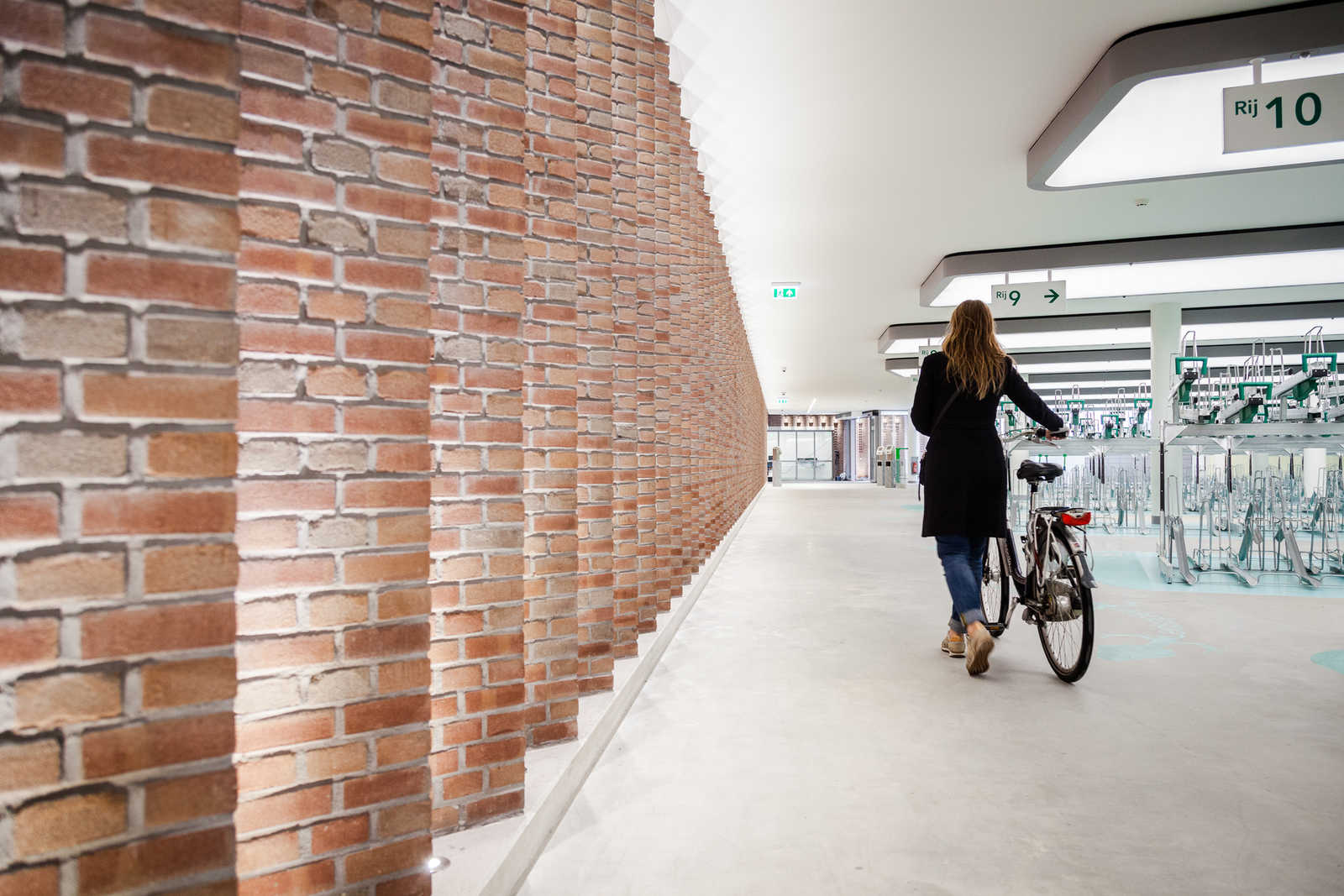 Interieur fietsenstalling Leidseplein